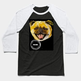 Pug Baseball T-Shirt